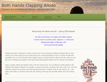 Tablet Screenshot of bothhandsclapping.org